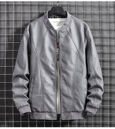Chaqueta de Cuero Premium para Hombre - Abrigo Grueso y Cálido - Image 9