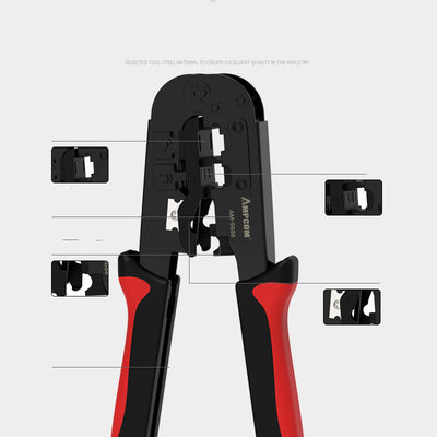 Kit Profesional de Herramientas para Cables de Red y Probador de Conectores - Image 4