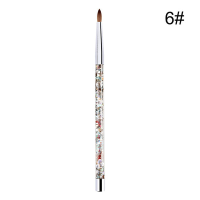 Set de 7 Brochas para Uñas Acrílicas - Nylon Profesional para Manicura - Image 4