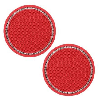 Posavasos Antideslizante para Auto con Cristales Brillantes - Image 8