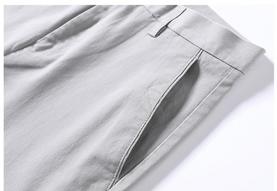 Pantalones de Vestir Coreanos Elásticos Slim Fit Premium - Image 8