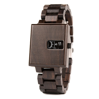 Reloj de Madera para Hombre - Estilo Casual Moderno - Image 2