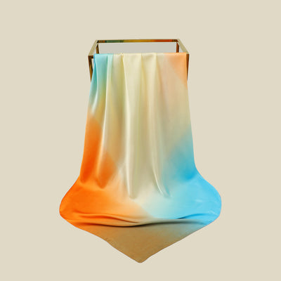 Pañuelo de Seda Artificial Degradado 90cm - Accesorio Versátil para Cualquier Estilo - Image 8
