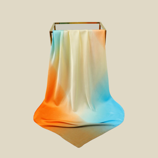 Pañuelo de Seda Artificial Degradado 90cm - Accesorio Versátil para Cualquier Estilo - Image 8