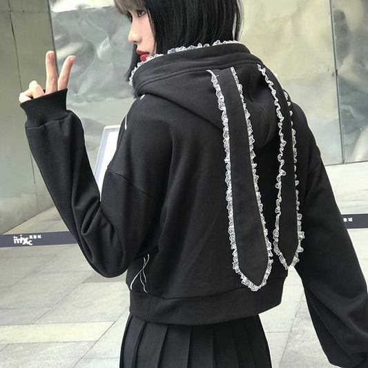 Sudadera Gótica Sailor Moon con Capucha - Estilo Anime Street Wear - Image 2