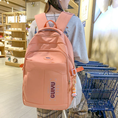 Mochila Escolar de Capacidad Grande para Estudiantes de Preparatoria - Image 3