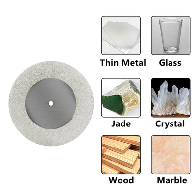 Kit de Herramienta Rotativa con Disco de Diamante para Pulido y Corte - Image 14