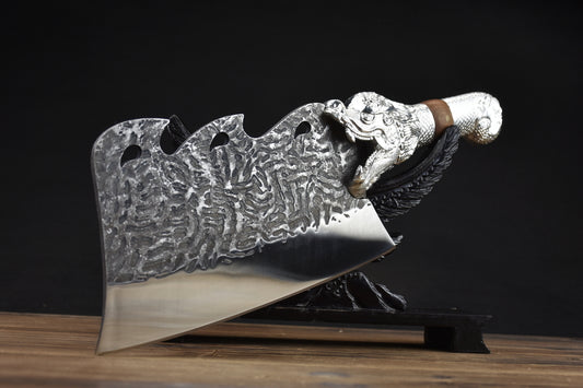 Cuchillo Jiaolong para Cortar Huesos - Equipo Vintage de Acero