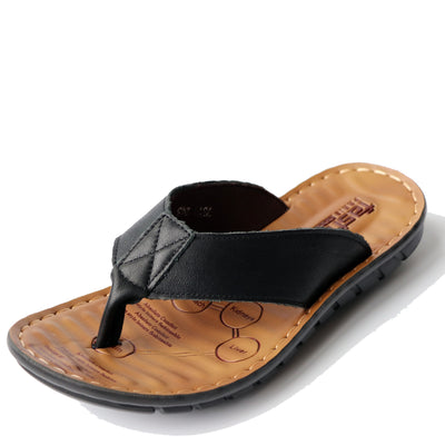 Sandalias de Cuero Genuino para Hombre - Chanclas Cómodas de Verano - Image 4