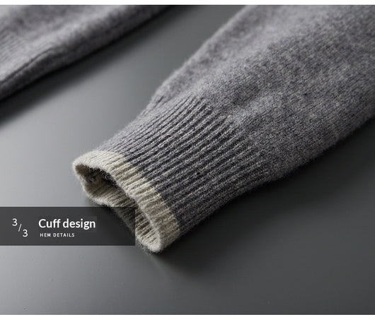 Conjunto de Sweater Tejido con Cuello Semicerrado y Cierre de Cremallera - Image 14