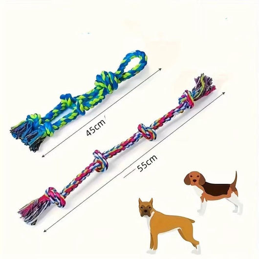 Juguete de Cuerda para Perros Grandes - Nudo Resistente para Tirar y Limpiar Dientes - Image 4