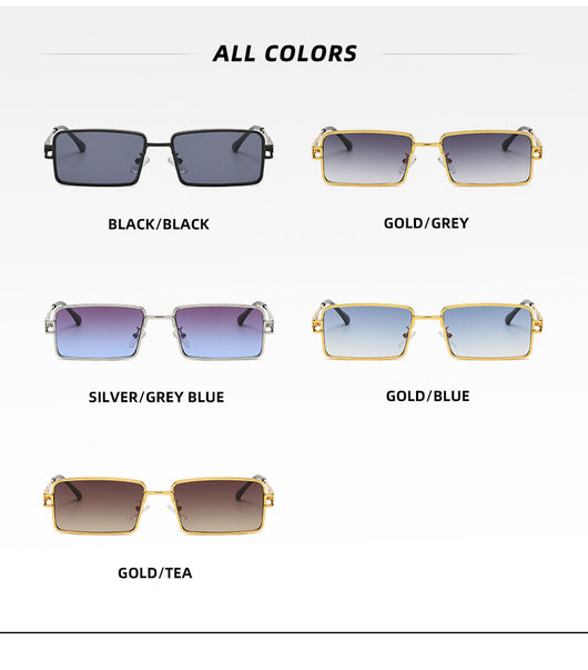 Gafas Retro de Moda Cuadradas con Personalidad - Image 12