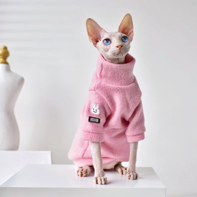 Abrigo Térmico Acolchado para Gatos sin Pelo en Invierno - Image 11