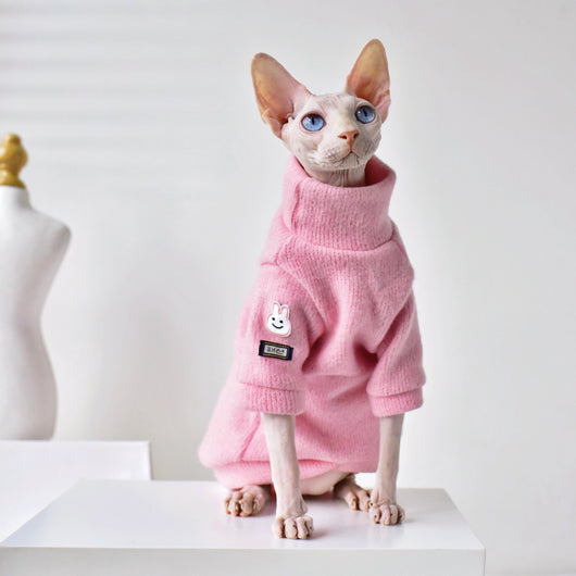 Abrigo Térmico Acolchado para Gatos sin Pelo en Invierno - Image 11