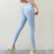 Pantalones Yoga Tejidos sin Costuras Diseño Pata de Gallo para Mujer