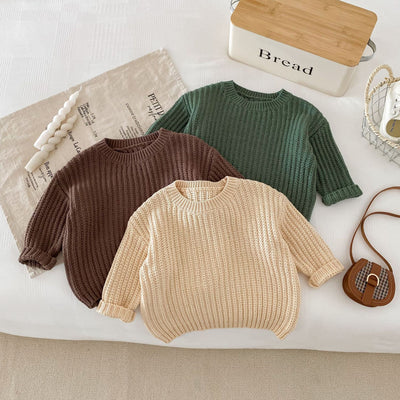 Suéter Tejido Grueso para Niños - Pullover Cómodo y Duradero - Image 30