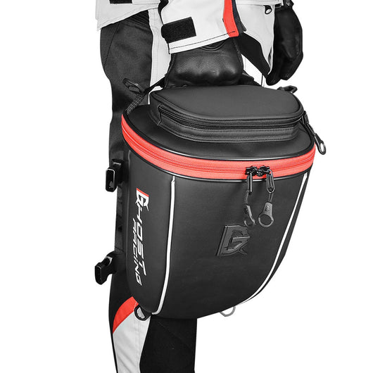 Bolsa de Cuero PU para Motocicleta - Alforja Trasera Knight - Image 3