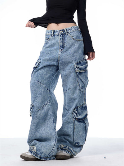 Pantalones de Trabajo Mujer Talle Ancho con Bolsillos Múltiples - Image 5