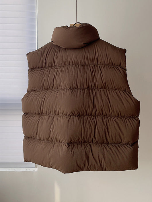 Chaleco Acolchado Suelto Talla Grande para Mujer - Image 10