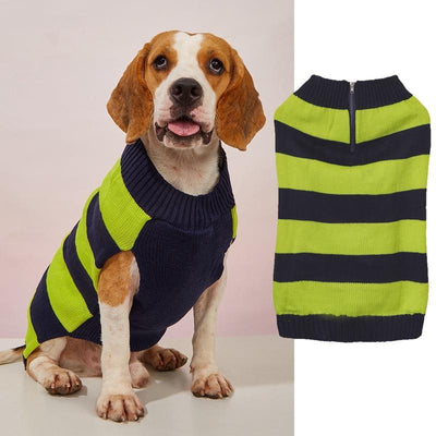 Suéter para Perros Pequeños y Medianos con Cierre de Contraste y Bolsillos - Image 7