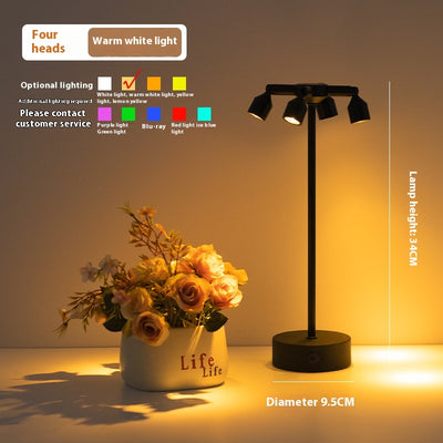 Lámpara de Mesa Creativa con Vitrina de Exhibición para Joyería y Restaurante - Image 13