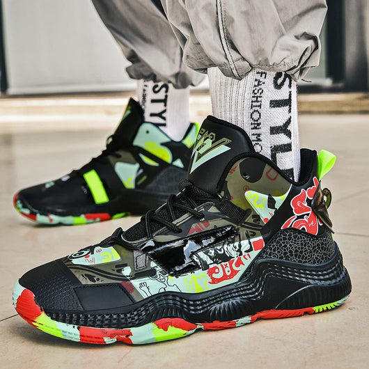 Zapatillas de Baloncesto Altas para Hombre - Estilo Deportivo Casual - Image 23
