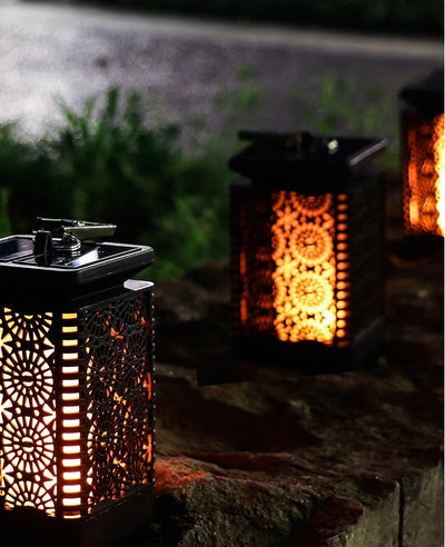 Luz Solar Decorativa Retro para Jardín y Terraza con Efecto Llama - Image 12