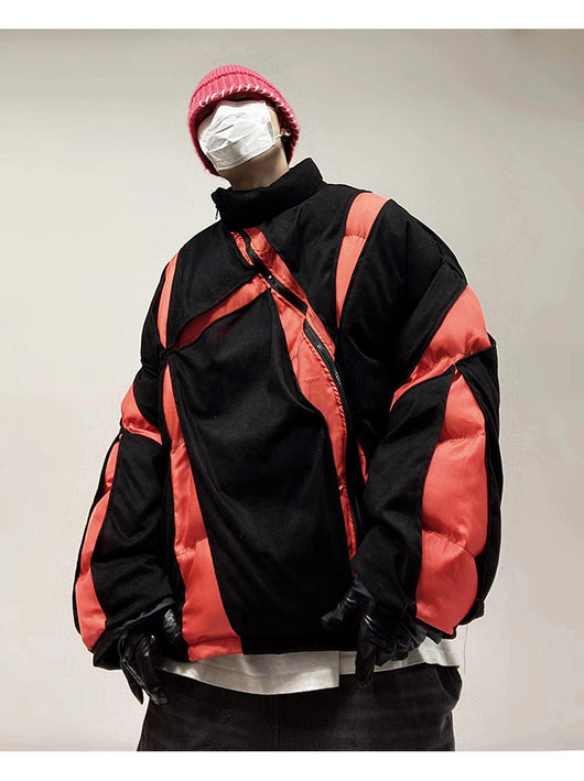Abrigo Acolchado Casual de Algodón para Hombre - Image 19