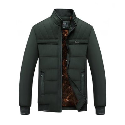 Chaqueta Acolchada de Invierno para Hombre con Cuello Alto - Image 3