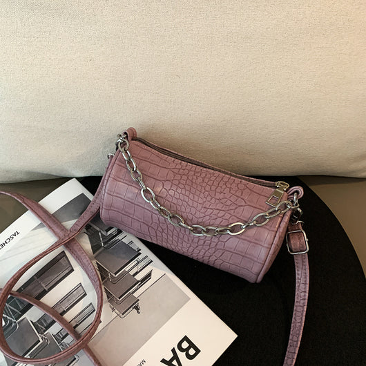 Bolsa Mensajera Cilíndrica de Un Solo Hombro - Image 13