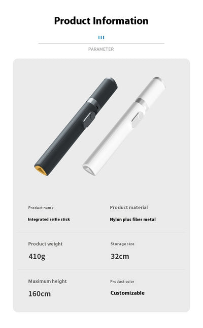 Soporte Selfie Stick con Bluetooth Integrado para Transmisión en Vivo - Image 16