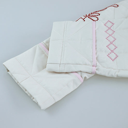 Kimono Casual Versátil con Bordado de Frutas y Cuello en V - Image 13