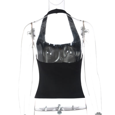 Top Halter Escotado sin Espalda Ajustado - Image 21