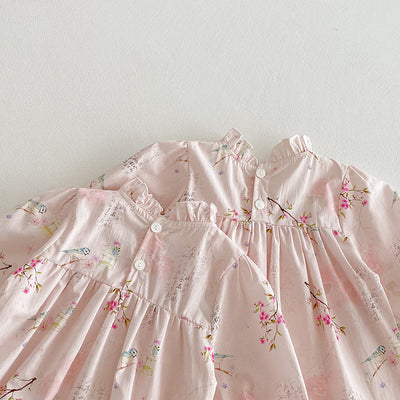 Enterizo Manga Larga para Bebé Niña Estilo Retro Tang - Image 14
