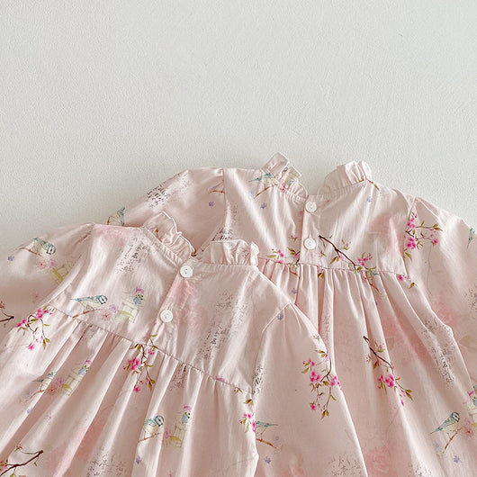 Enterizo Manga Larga para Bebé Niña Estilo Retro Tang - Image 14