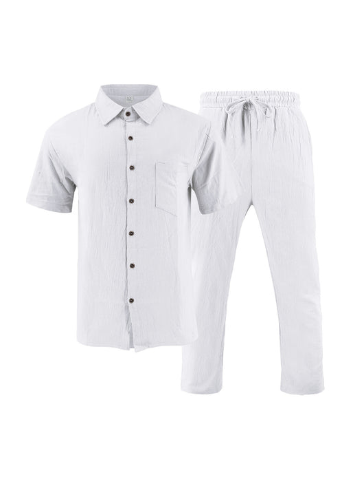 Conjunto de Playa: Polo Casual con Botones y Shorts Cómodos - Image 26
