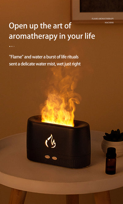 Difusor de Aroma con Efecto Llama - Humidificador Silencioso para el Hogar - Image 9