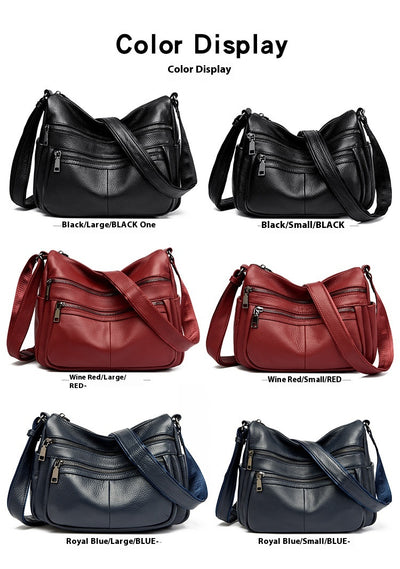Bolso Mensajero de Cuero Genuino Primera Capa - Estilo Profesional - Image 13