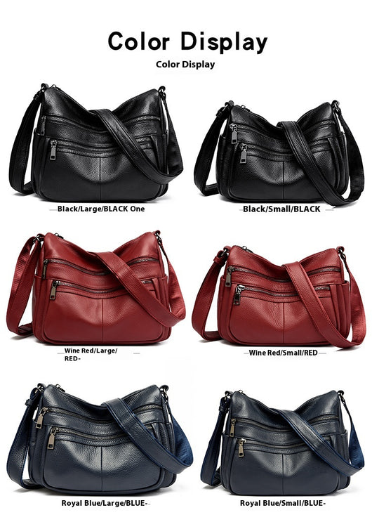 Bolso Mensajero de Cuero Genuino Primera Capa - Estilo Profesional - Image 13