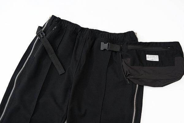 Pantalones Casuales Zip de Corte Moderno