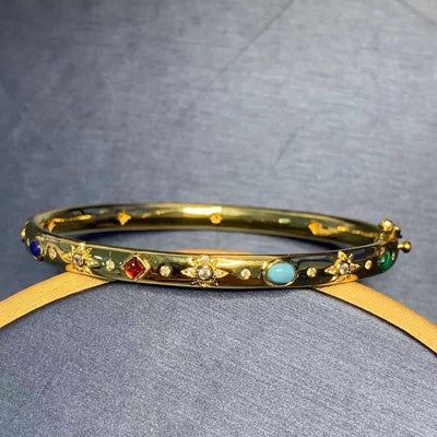 Pulsera de Piedra Estilo Romano Colores Naturales para Mujer - Image 10