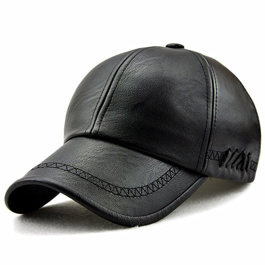 Gorra de Béisbol de Cuero Premium para Otoño e Invierno - Image 11