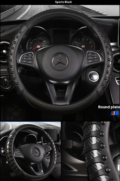 Funda de Volante de Cuero y Silicona para Todas las Estaciones - Image 20