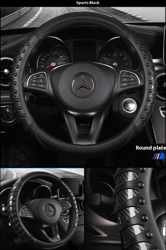 Funda de Volante de Cuero y Silicona para Todas las Estaciones - Image 20