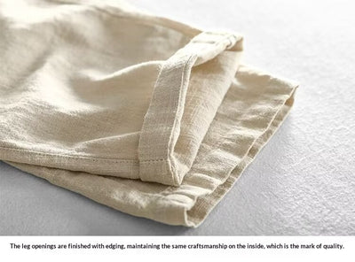 Pantalones Casuales de Lino y Algodón para Hombre - Ajuste Versátil - Image 18