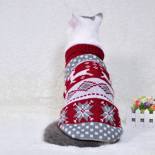 Suéter Navideño para Perros y Gatos con Cuello Alto - Image 11