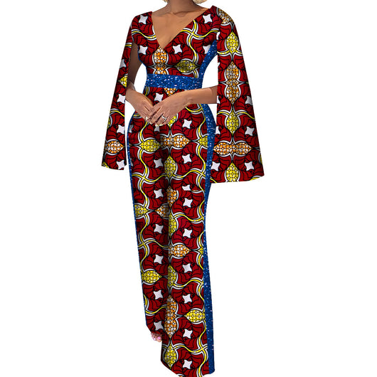 Jumpsuit de Algodón con Estampado Étnico Batik para Mujer - Image 33