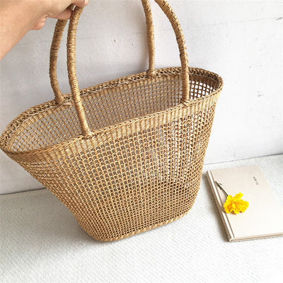 Bolso de Paja Tejida para Mujer Estilo Verano - Image 10