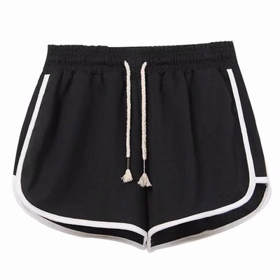 Pantalones Cortos Cintura Alta Pierna Ancha Casual - Image 5