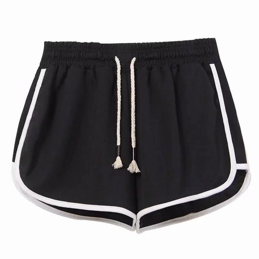 Pantalones Cortos Cintura Alta Pierna Ancha Casual - Image 5